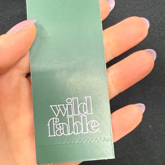 Wild Fable Black Hoodie Disco Ball Star Print Pullover Size M Y2K Rhinestone 70s - Picture 6 of 16